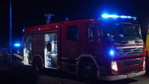 Brand i et hus