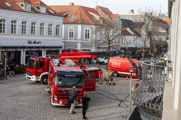 Brand på Rådhustorvet