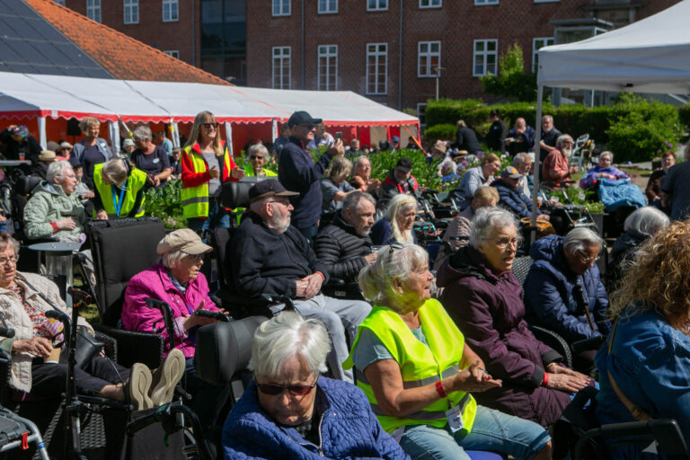 Herlig musikfestival på plejecentret