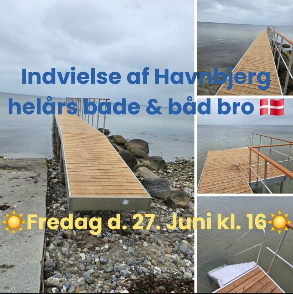 I dag indvies bade- og bådebroen ved Havnbjerg Strand