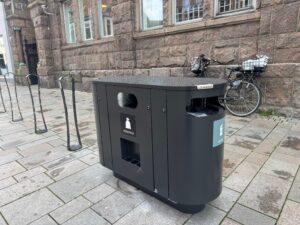 Nu kan man sortere affald i det offentlige rum i Sønderborg midtby