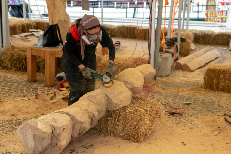 WoodSculpture-kunstnerne er kommet godt fra start