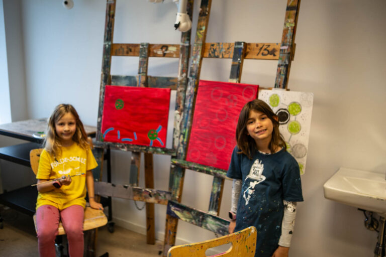Kunstskolen inviterer børn indenfor