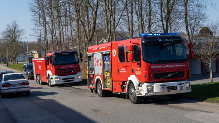 Brand i bil ved Kvickly Nordborg