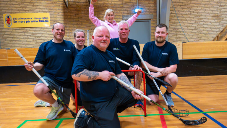 Brandmandshockey i Hørup Hallen