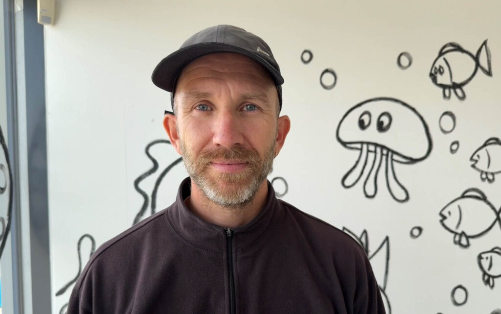 Jeppe Nedergaard-kunst på børnebiblioteket