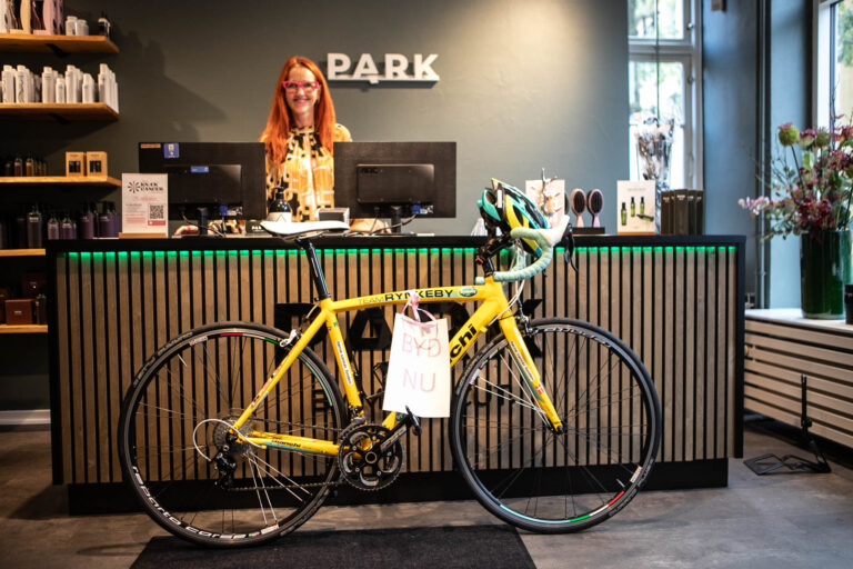 Nu kan du byde på en Team Rynkeby-racercykel