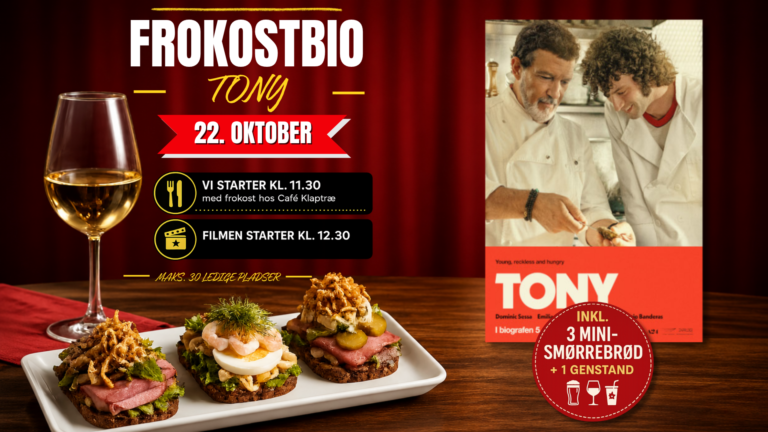 Frokostbio: Biograftur med smørrebrød og hygge i Café Klaptræ